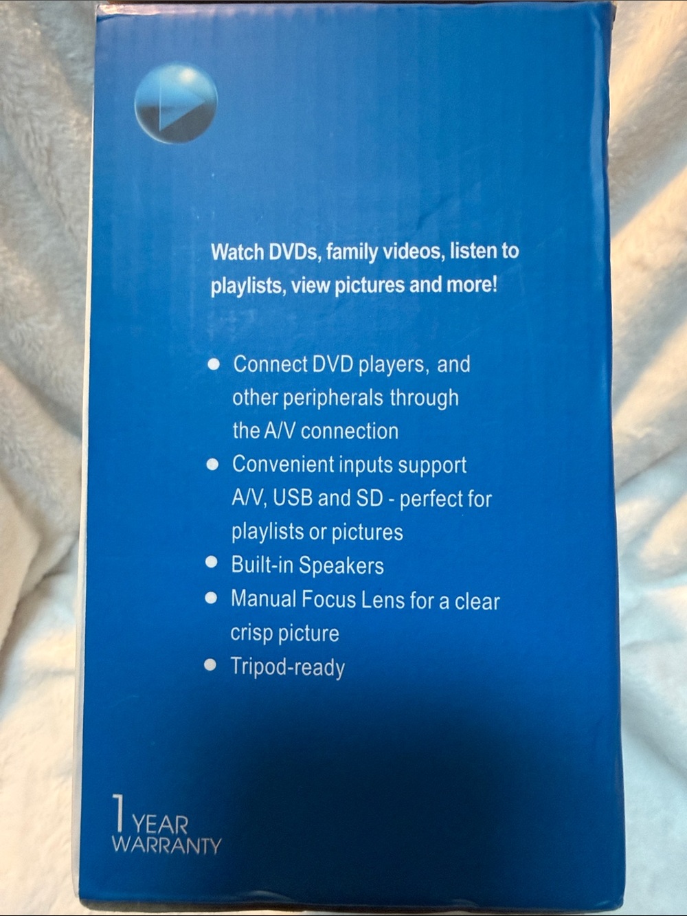LED Projector Home Entertainment - Gray - Picture 2 of 3